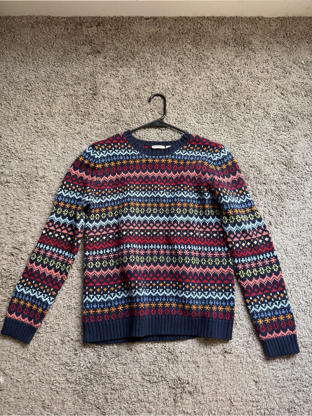 Vintage CherokeMulticolor Fair Isle Crewneck Sweater - Women